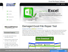 Tablet Screenshot of excelfilerepair.org